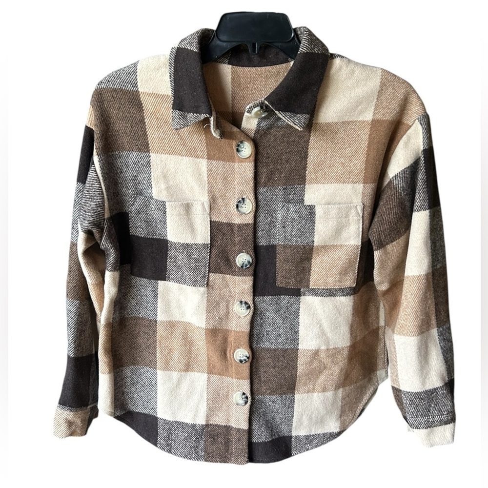 Unbranded Women’s Plaid Button-Up Shacket